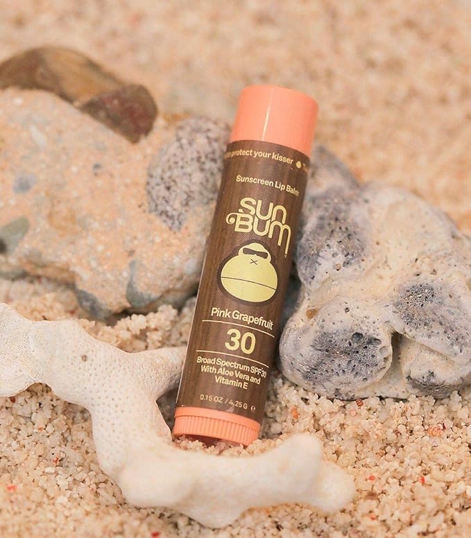 Sun Bum SPF 30 Sunscreen Lip Balm | Vegan and Cruelty Free Broad Spectrum UVA/UVB Lip Care with Aloe and Vitamin E for Moisturized Lips | Watermelon Flavor |.15 oz-BrightBean Baby