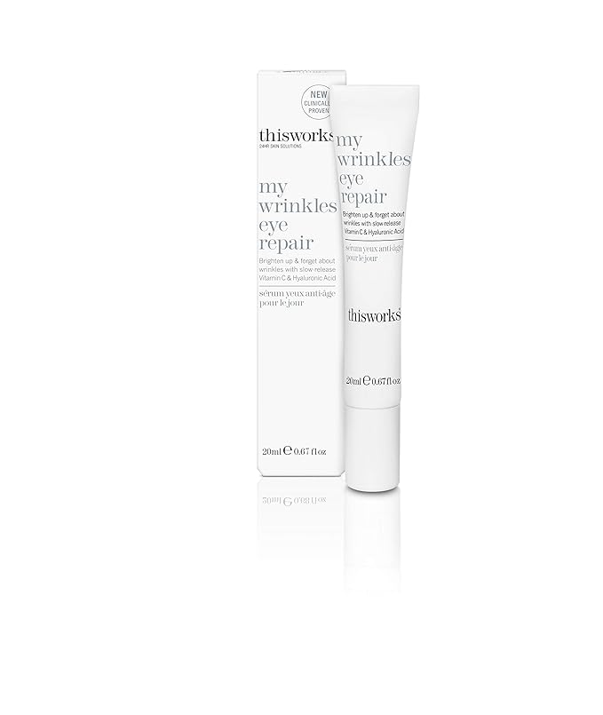 thisworks My Wrinkles Eye Repair, Reduce Eye Wrinkles, Vitamin C + Hyaluronic Acid 20ml-BrightBean Baby