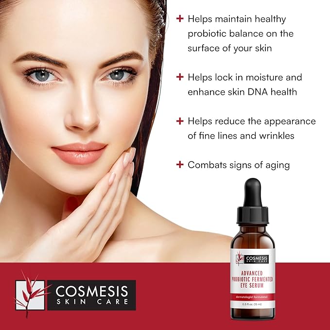 Advanced Probiotic-Fermented Serum - Revitilize Your Eyes, Combat Oxidation, & Support Youthful Skin - Cosmesis, 0.50 oz.-BrightBean Baby