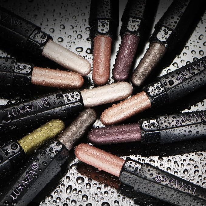 Neutral Eyeshadow Stick Makeup Set, Metallic Shimmer Matte Cream Eye Shadow Eyeliner Brightener Pencil Crayon - Classic 6PCS A005