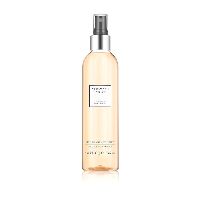 Vera Wang Embrace Body Mist Spray for Women, Green Tea & Pear Blossom, 8 Fluid Oz with Marigold and Gardenia Scent, 8 Ounce Body Mist Spray Dreamy Fl-BrightBean Baby