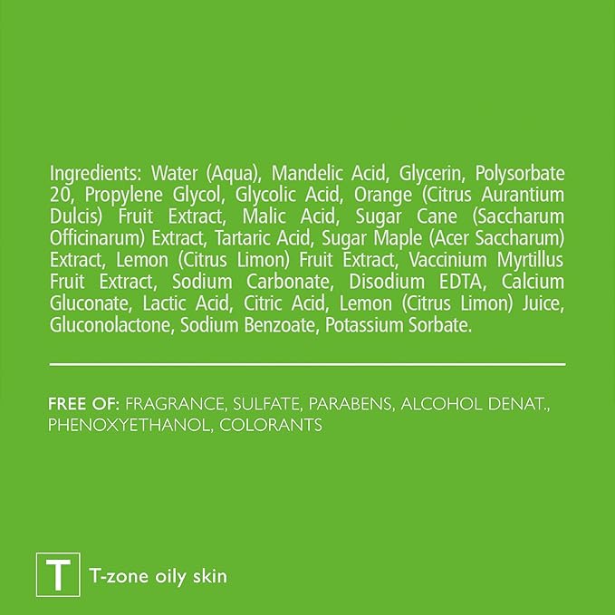 Face & Body Breakout Solution - 3% Mandelic Acid Helps Clarify Blemish & Acne Prone Skin, Face, Back & Chest Pimples Exfoliating & Clearing Treatment, SEBO-ALMOND-CLARIS, 6.42 fl oz-BrightBean Baby