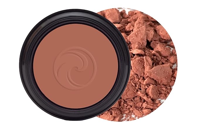 Gabriel Cosmetics Blush (Rose- Medium Muted Pink/Cool Matte), Natural, Paraben Free, Vegan, Gluten-free, Cruelty-free, Non GMO,enhanced with Sea Fennel, creamy and natural finish, 0.1 oz-BrightBean Baby