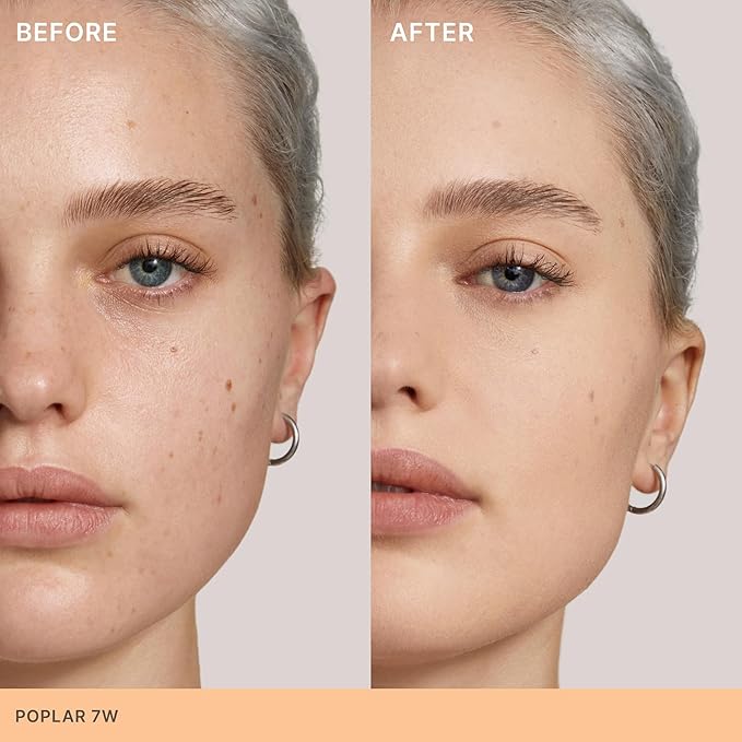 ILIA - Skin Rewind Complexion Stick - Foundation + Concealer + Skincare | Non-Toxic, Vegan, Cruelty-Free, Clean Makeup (7W - Poplar, 0.35 oz | 10 g)-BrightBean Baby