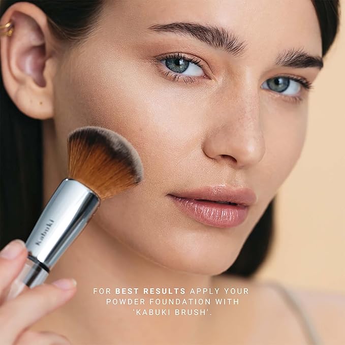 Mineral Powder Foundation - Longwear, Lightweight, Smooth Powder Formula - Blurring, Skin-Perfecting Finish - Vegan and Cruelty Free Formula - 026 Yrsa - 0.25 oz-BrightBean Baby