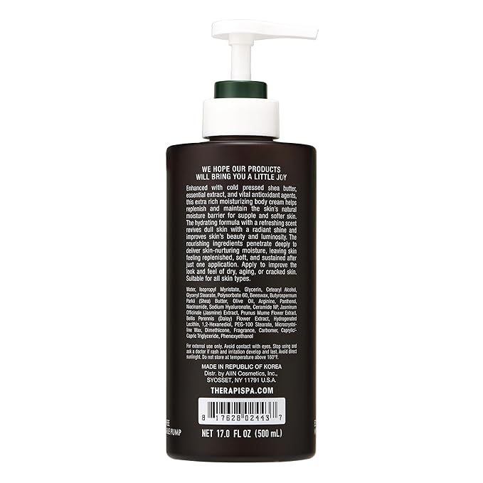 Scented Body Lotion for Women – Refreshing Moisturizer with Shea Butter, Ceramides & Panthenol to Revive & Nourish Dry Skin – Used by All Genders (Bergamot & Olive, 17.0 fl oz)-BrightBean Baby