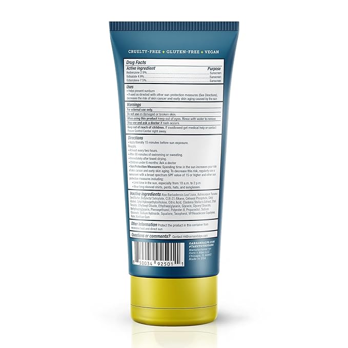 Oars + Alps Sunscreen Body Lotion for Everday Use, SPF 35 Body & Face Sunscreen Lotion, Infused with Aloe Leaf & Vitamin E, No White Residue, Water & Sweat Resistant, All Skin Types, Lightweight, 6oz-BrightBean Baby