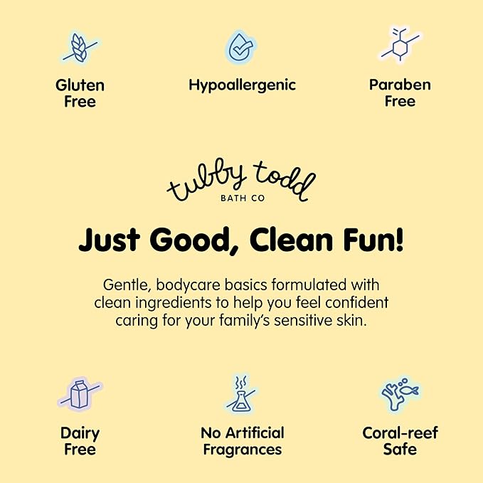 TUBBY TODD Mineral Sunscreen SPF 50 - Broad Spectrum Sunscreen Lotion for Kids - Water-Resistant for 80 Minutes - Safe for Sensitive Skin - Non-Greasy Feel - 2 Pack, 4 Fl Oz-BrightBean Baby