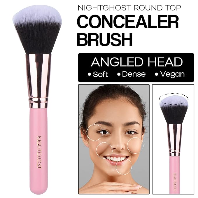 Makeup Kit for Women Included 2 Phoera Foundation SPF 20+ 30ml Matte Oil Control, 2 Kabuki Makeup Brushes, Phoera Primer, Powder Foundation, 2 Makeup Sponges (101 Porcelain + 102 Nude)-BrightBean Baby