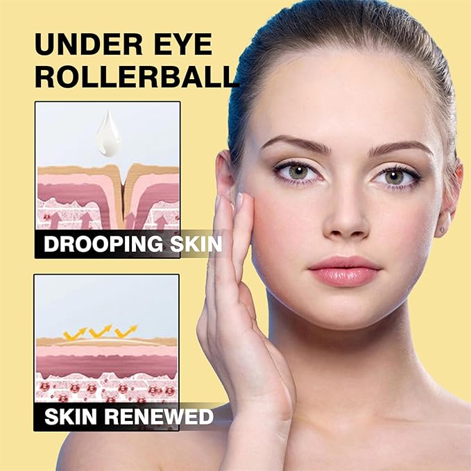 Time Eraser Rollerball Castor Oil and Frankincense, Time Eraser Rollerball, Castor Oil and Frankincense Eye Roller for Reducing Dark Circles and Bags Under Eyes-BrightBean Baby