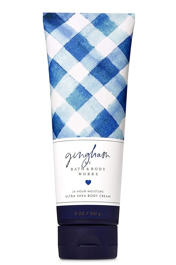 Bath and Body Works Gingham Ultra Shea Body Cream 8oz-BrightBean Baby