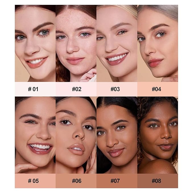 Pressed Face Powder Makeup Mineral Foundation Finishing Powder Pressed Finishing and Setting Powder Loose Setting Powder Makeup #06-BrightBean Baby