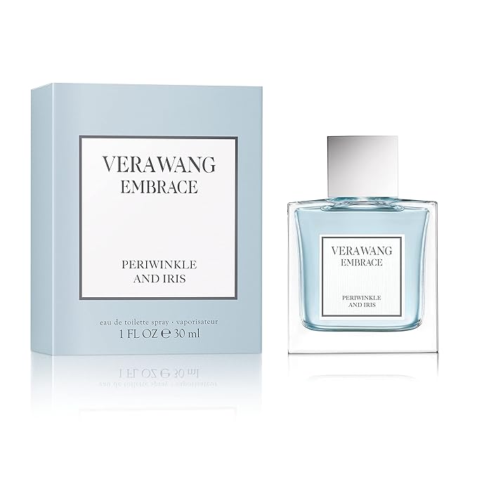Vera Wang Eau de Toilette Spray, Embrace: Periwinkle & Iris, 1.0 Oz.-BrightBean Baby
