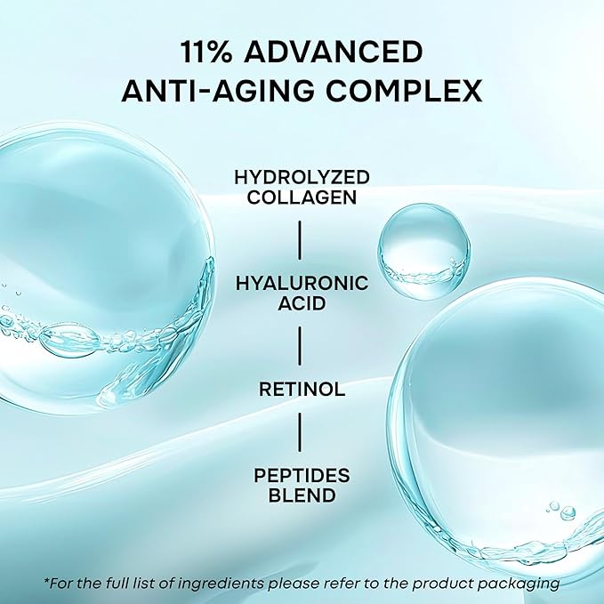 SimplyVital Moisturizer for Neck & Décolleté – With Collagen, Retinol, Peptides & Hyaluronic Acid – Anti-Aging Hydration – Made in USA – 1 fl.oz-BrightBean Baby