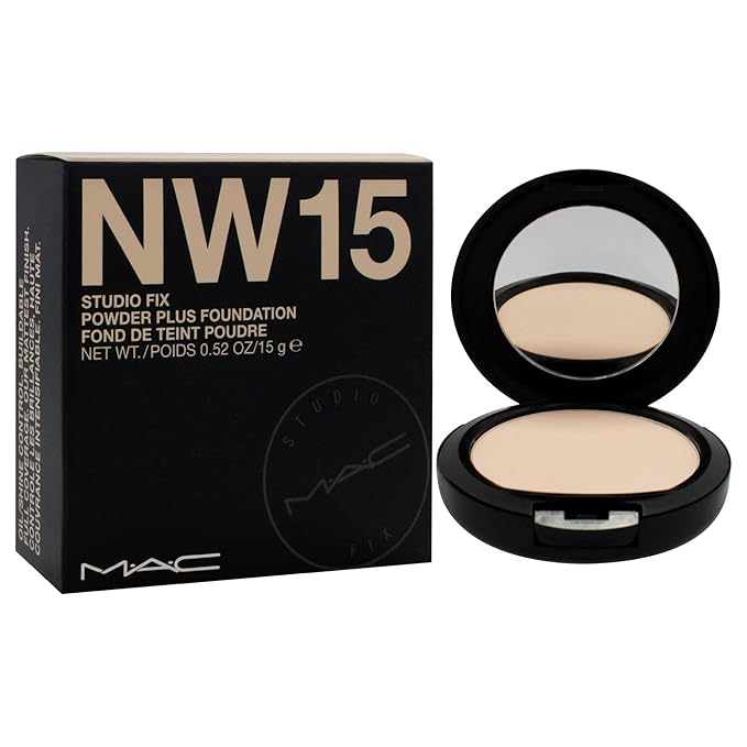 Mac Studio Fix Powder Plus Foundation Nw15 0.52 Ounce-BrightBean Baby