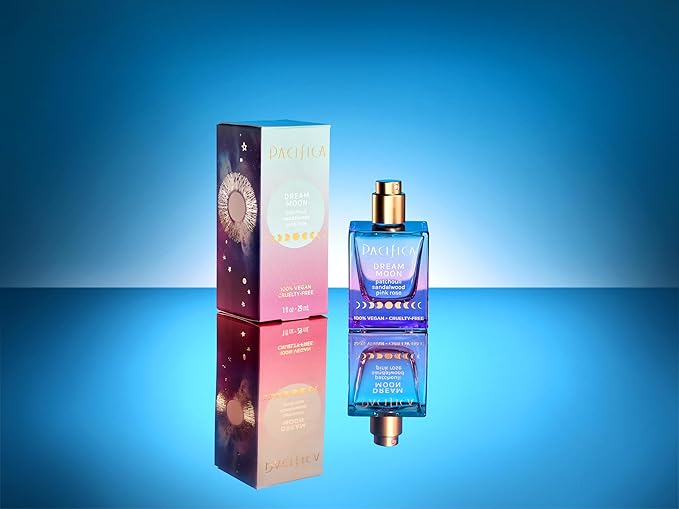 Pacifica Dream Moon Womens Spray Perfume 1 fl oz – Long-Lasting Floral Woody Fragrance for Her - Rose, Patchouli, Sandalwood – 100% Vegan, Cruelty-Free, Phthalate-Free Fragrance-BrightBean Baby