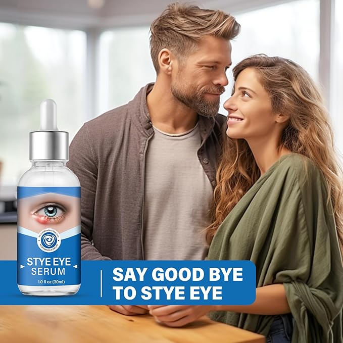 Stye Eye Treatment, Stye Eye Serum for Styes Chalazion and Blepharitis, Gently Cleanses Lashes and Eyes, Restore Healthier Eye Skin, 1 Fl.oz-BrightBean Baby