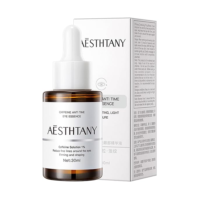 Caffeine Niacinamide Organic Carnosine Serum 1 Fl Oz / 30ml Reduce fne lines around the eyesFirming and shaping Anti-Aging,Moisturizing, Anti-Wrinkle Eye Serum - Skin Repair (Caffeine)-BrightBean Baby