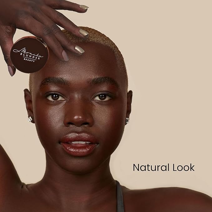Monika Blunder Beauty - All-In-One Foundation/Concealer, Deep Dark Neutral/Warm Undertones, 10 - Zehn, 0.62 oz-BrightBean Baby