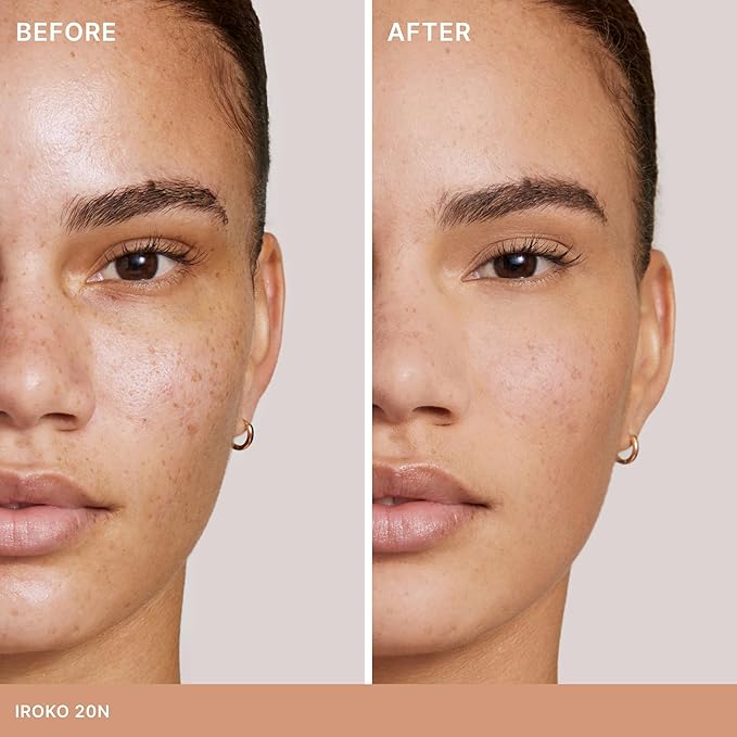 ILIA - Skin Rewind Complexion Stick - Foundation + Concealer + Skincare | Non-Toxic, Vegan, Cruelty-Free, Clean Makeup (20N - Iroko, 0.35 oz | 10 g)-BrightBean Baby
