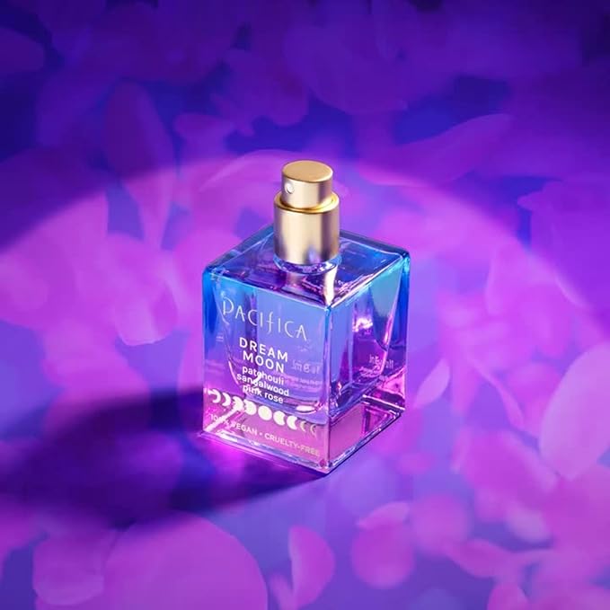 Pacifica Dream Moon Womens Spray Perfume 1 fl oz – Long-Lasting Floral Woody Fragrance for Her - Rose, Patchouli, Sandalwood – 100% Vegan, Cruelty-Free, Phthalate-Free Fragrance-BrightBean Baby
