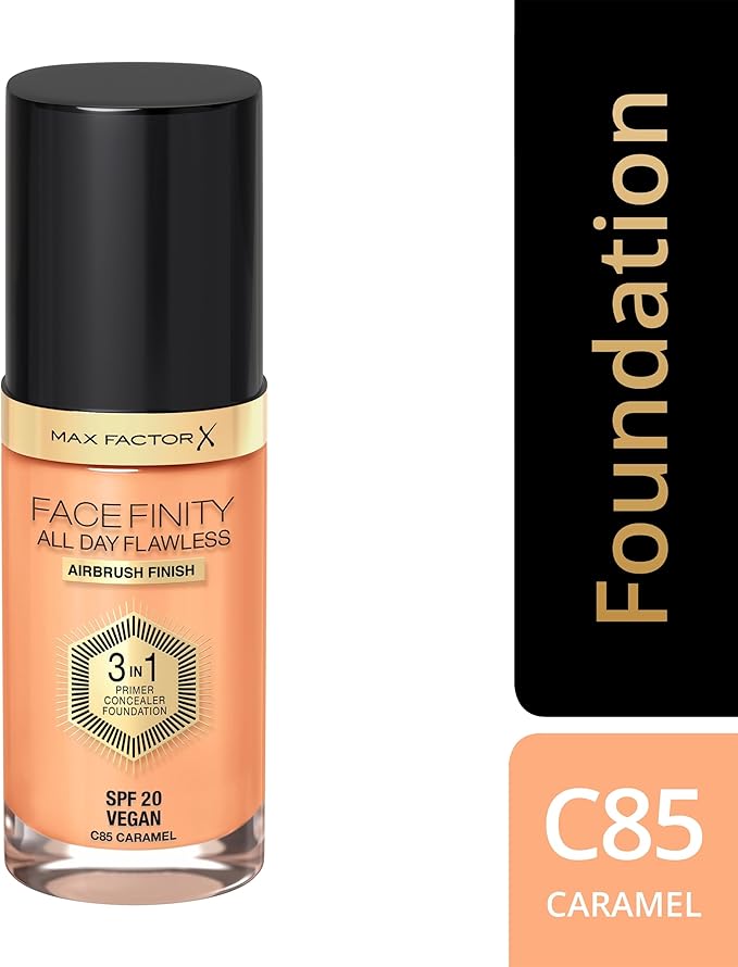Max Factor Facefinity All Day Flawless 3 In 1 Foundation SPF 20, No. 85 Caramel (81377984)-BrightBean Baby
