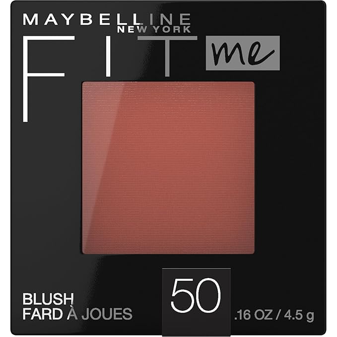 Maybelline Fit Me Blush, Lightweight, Smooth, Blendable, Long-lasting All-Day Face Enhancing Makeup Color, Wine, 1 Count-BrightBean Baby