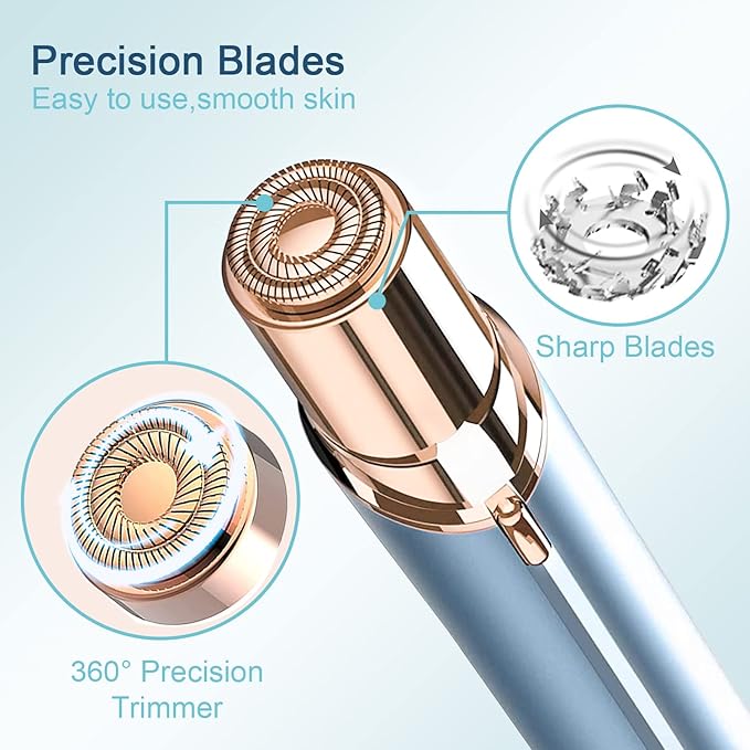 Generation 2 Replacement Heads for Flawless Finishing Touch Hair Removal Tool for Women, Double Ring Blades for Gen 2 Device Old Flawless, 6 Count