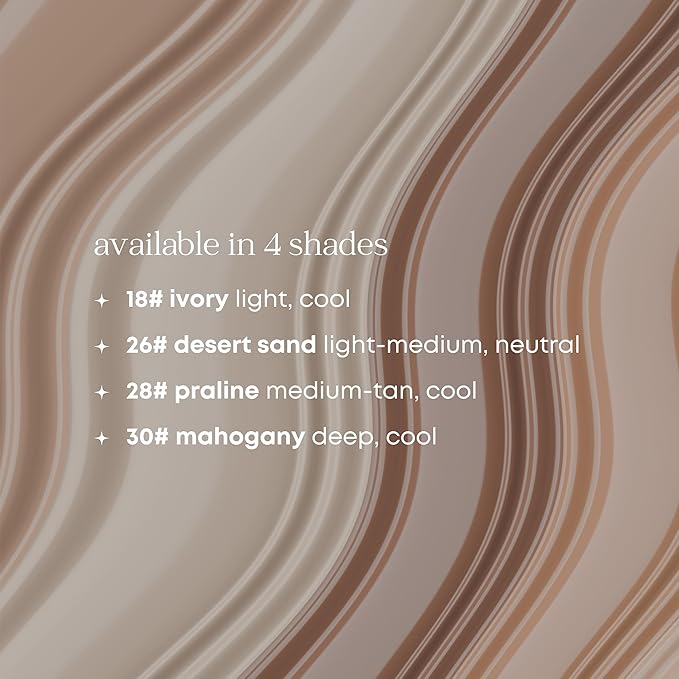 Natural Glow Foundation - Light to Medium Coverage Cushion Foundation Makeup with Hyaluronic Acid & Tea Tree Extract - Vegan, Cruelty-Free Cream Foundation - K Beauty - 15g/0.52oz - Desert Sand-BrightBean Baby