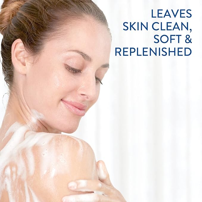 Cetaphil Ultra Gentle Refreshing Body Wash, For Dry To Normal, Sensitive Skin, Aloe Vera, Vitamin B5, Hypoallergenic, Dermatologist Tested, Fragrance Free, 16.9oz Pack of 3-BrightBean Baby