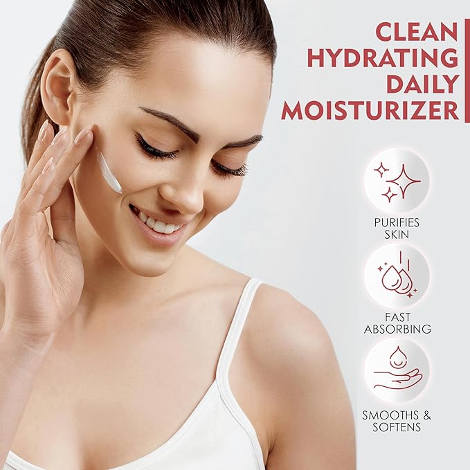 Hydrating Vegan Moisturizer with Vitamin E, Gotu Kola, and Pineapple – Age-Defying Face Cream for All Skin Types – Classic Moisturizer (16 oz)-BrightBean Baby