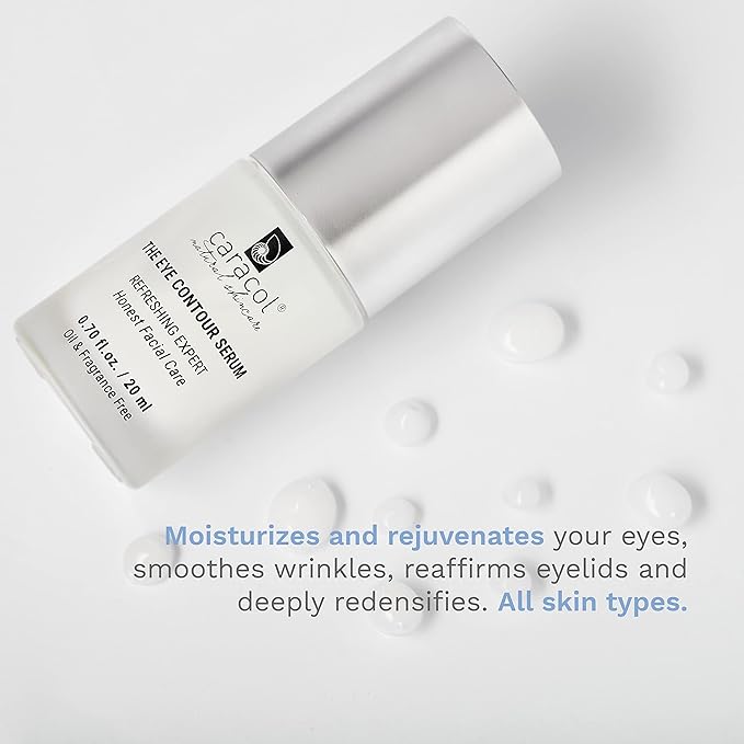 Revitalizing Eye Serum w/Snail Secretion Filtrate, Vitamin E, Chamomile & Aloe Vera - Under Eye Care for Moisturizing and Hydrating - No Parabens & No Sulfates (0.70 fl. oz)-BrightBean Baby
