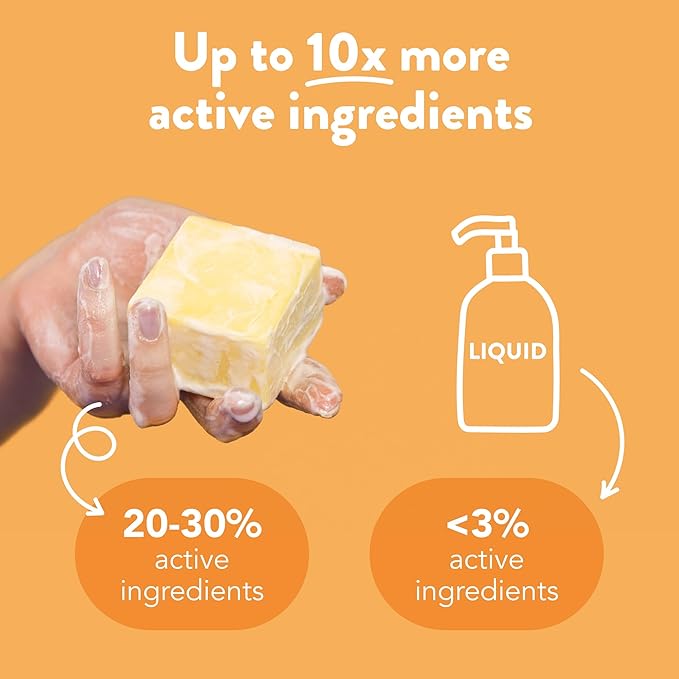Ethique St Clements -Clarifying Solid Shampoo Bar for Oily Hair - Vegan, Eco-Friendly, Plastic-Free, Cruelty-Free, 3.88 oz (Pack of 1)-BrightBean Baby