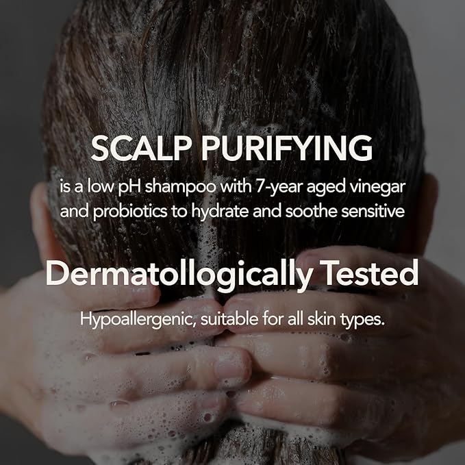 107 Clarifying Shampoo - Purifying Shampoo for Build Up, Dirt, Oil, Itchy, Dry Scalp – Fermented Vinegar & Ginseng for Refreshed & Revitalized Scalp - Paraben, Phthalate and Sulfate Free (16.9 oz)-BrightBean Baby