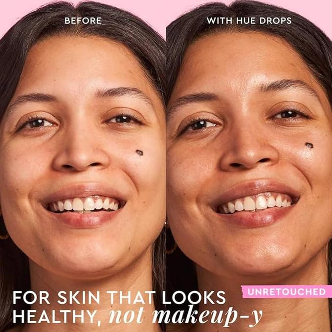 Glow Recipe Hue Drops Tinted Face Serum - Bronzing Drops to Brighten & Hydrate - Skincare Makeup Primer & Liquid Highlighter to Blur Pores for a Radiant, Even Skin Tone - Sunglow (40ml)-BrightBean Baby