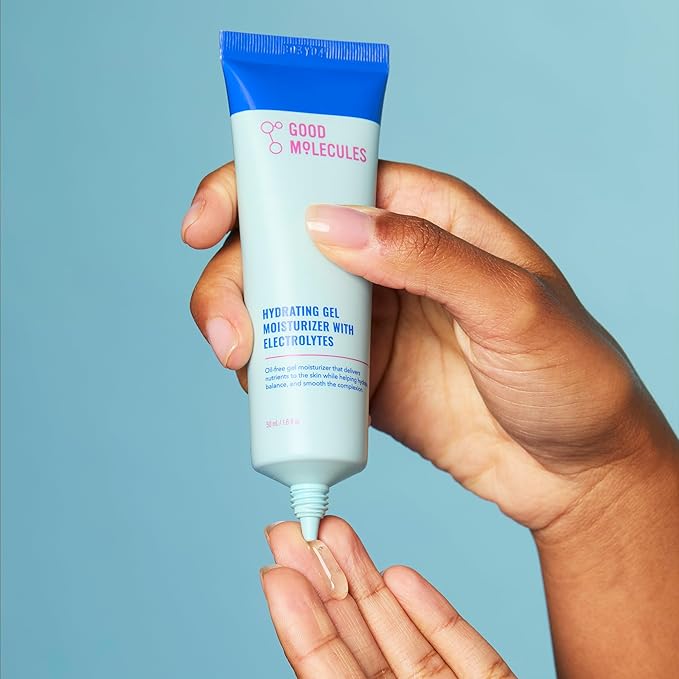 Good Molecules Hydrating Gel Moisturizer - Oil Free Face Moisturizer for Oily Skin With Ultra Hydrating Electrolytes to Rejuvenate, Skin Care for Face-BrightBean Baby