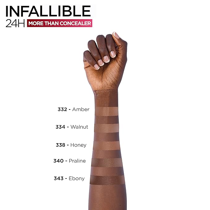 L'Oreal Paris Infallible More Than Concealer 11ml - 332 Amber-BrightBean Baby