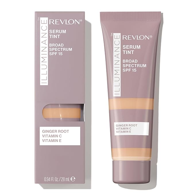 Revlon Illuminance Tinted Serum, Triple Hyaluronic Acid, Evens Out Skin Tone Over Time and Hydrates All Day, SPF 15, 317 Tan Sand, 0.94 fl oz.-BrightBean Baby