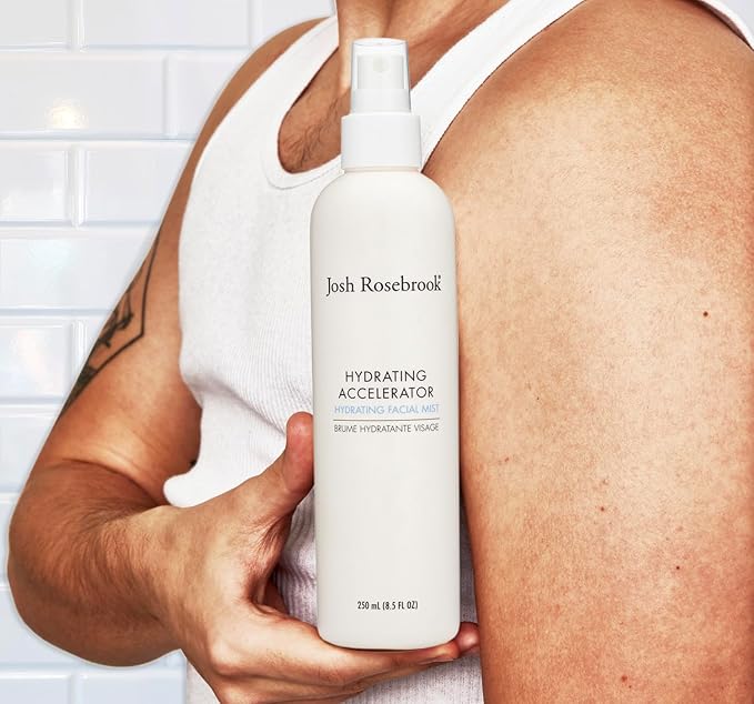 Josh Rosebrook Hydrating Accelerator - Refreshing & Lightweight Antioxidant Face Mist Hydrating Spray - Natural Facial Spray for All Skin Types (250 mL (8.5 fl oz))-BrightBean Baby