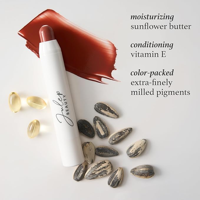 Julep It's Balm: Tinted Lip Balm + Buildable Lip Color - Brown Sugar - Natural Gloss Finish - Hydrating Vitamin E Core - Vegan-BrightBean Baby