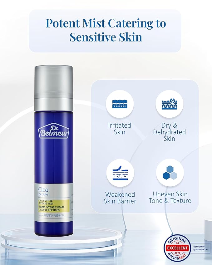 Advanced CICA Intense Mist for Sensitive Skin (4.1fl oz) - Ultra Fine Mist for Soothe, Hydrate. Korean Skin Care. Centella Asiatica, Betaine.-BrightBean Baby