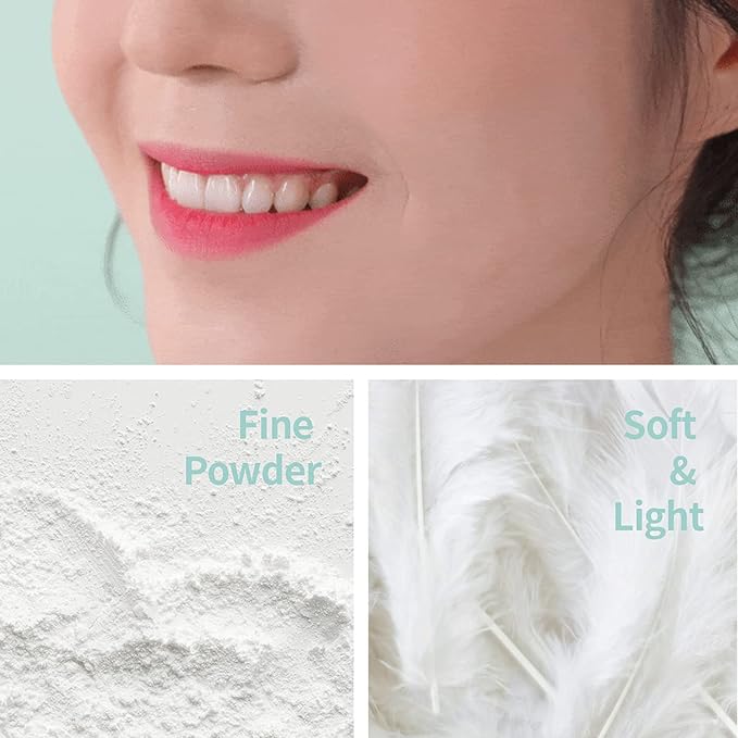 SAAT INSIGHT Anewm Sebum Control Drying Powder 5g - Oil Control Powder for Long-Lasting Clean Skin, Sebum Control Blotting Powder to Provide Transparent Makeup Finish, and Blur Fine Lines & Pores-BrightBean Baby