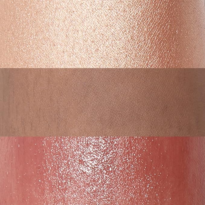 FOCALLURE 3 Pcs Cream Contour Sticks,Shades with Highlighter & Bronzer & Blush,Non-greasy Long-wear Face Contouring Pen,Easy to Sculpt the Face and Create a Lightweight Finishing Makeup,MEDIUM-BrightBean Baby