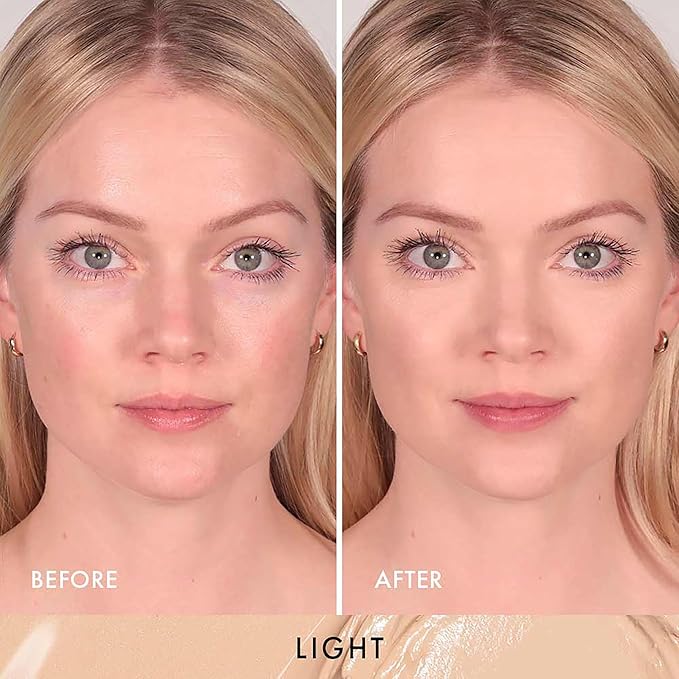 Wander Beauty Dualist Matte and Illuminating Concealer Makeup - Light - Dual-Ended Matte Concealer Stick + Liquid Concealer - Full Coverage Concealer Brightens, Firms & Hydrates Under Eyes -0.28 fl oz-BrightBean Baby