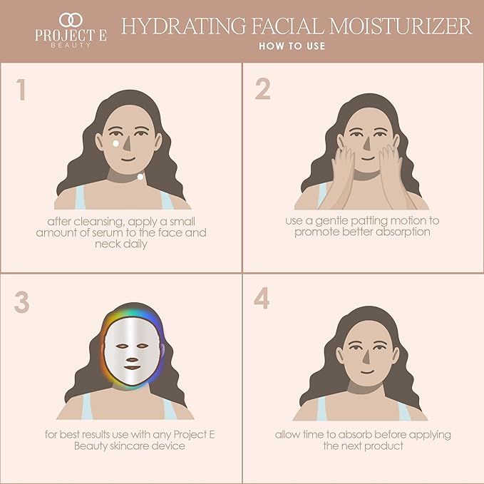 Project E Beauty Nourishing Facial Moisturizer Anti-Aging Skincare| Daily Hydration | For Face And Neck | Smooths & Softens Skin | Reduces Wrinkles & Fine Lines | For Day & Night Use | 50g-BrightBean Baby