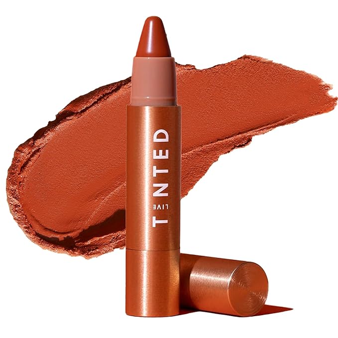 Live Tinted Huestick: All-over Color Corrector Multistick for Brighter, Balanced Skin, Works on Lips, Cheeks, And Eyes, Vitamins C+E Soothes, Heals & Nourishes Damaged Skin - Rise 3g / 0.1oz-BrightBean Baby