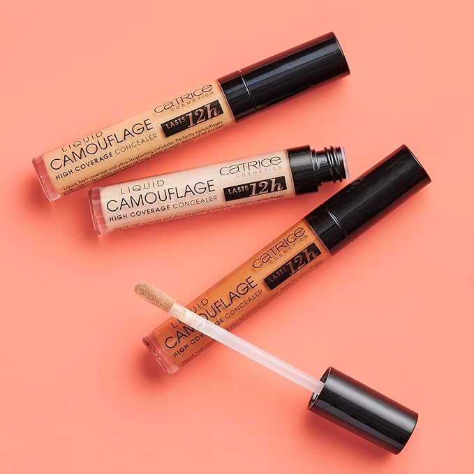 Catrice | Liquid Camouflage High Coverage Concealer | Ultra Long Lasting Concealer | Oil & Paraben Free | Cruelty Free (005 | Light Natural)-BrightBean Baby