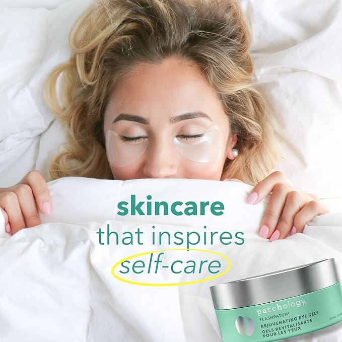 Patchology Rejuvenating Under Eye Gels - Hydrating Eye Mask w/Caffeine, Hydrolyzed Collagen & Centella Asiatica- Under Eye Patches For Dark Circles - Minimize Puffiness & Wrinkle Reducer - 30 Pairs-BrightBean Baby