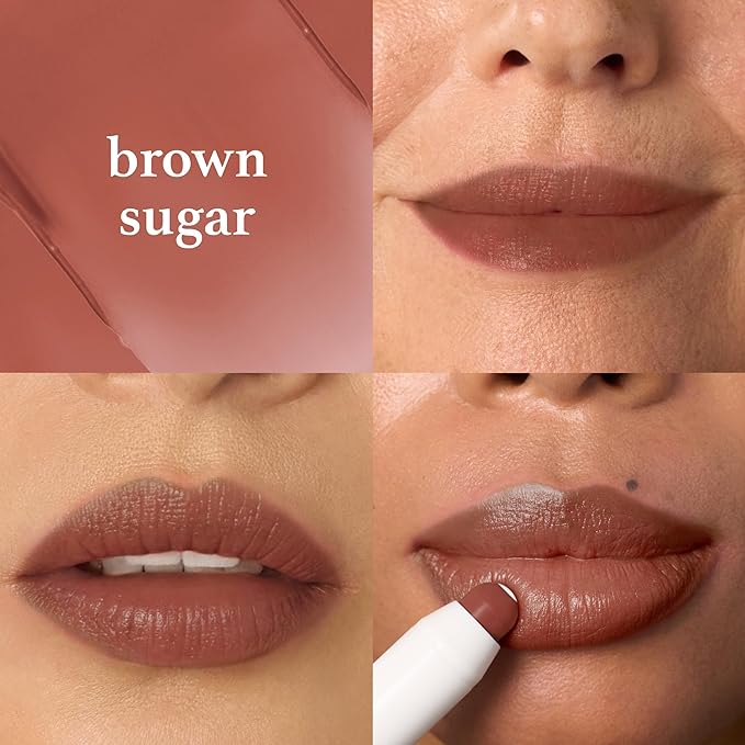 Julep It's Balm: Tinted Lip Balm + Buildable Lip Color - Brown Sugar - Natural Gloss Finish - Hydrating Vitamin E Core - Vegan-BrightBean Baby