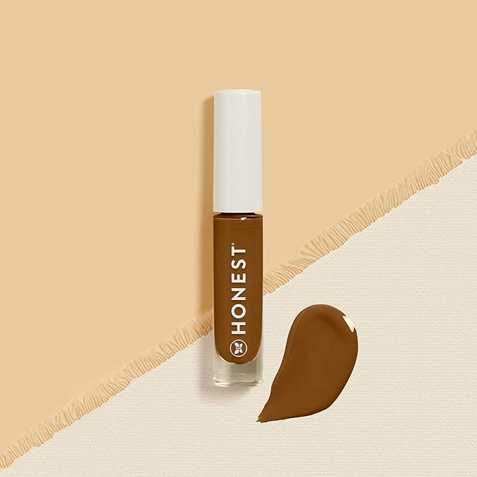 Honest Beauty Fresh Flex Concealer with Niacinamide + Vitamin E + Hyaluronic Acid | Vegan + Cruelty free | Cocoa, 0.17 fl oz-BrightBean Baby
